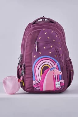 Wiki Girl 3 School Bag  Trendy and Spacious unisex 032616VIO