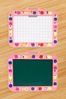 Hide An Seek 2 in 1 Slate for Kids (Pink) 032674PIN