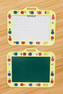Hide An Seek 2 in 1 Slate for Kids (Yellow) 032674YEL