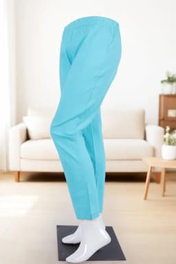 Cotton Solid Kurti pant for women 0327955XLSKYBLU