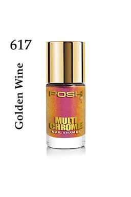 Posh Long-lasting Shine High Gloss Nail Polish - 9ml (617 Golden Wine) 032920617GOLWIN9ML
