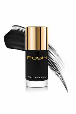 Posh Long-lasting Shine High Gloss Nail Polish - 9ml (660 Bat Women, Black) 032920660BLA9ML