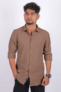 Men's Self Designed Casual Shirt 032941BROXXL