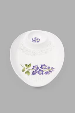 Dinewell Melamine Dip & Chip Plate - 30 CM 033834BLU1