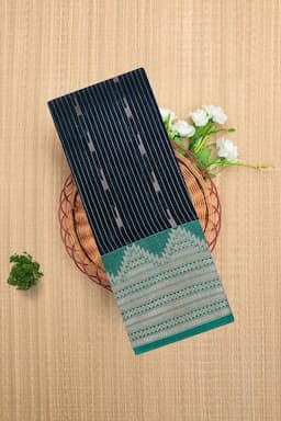 Silk Cotton Woven Design Saree with Blouse for Women 033862DARGREFRESIZ