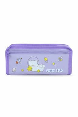 Little Star Cartoon Printed EVA Pencil Pouch - Lavender 033904LAV