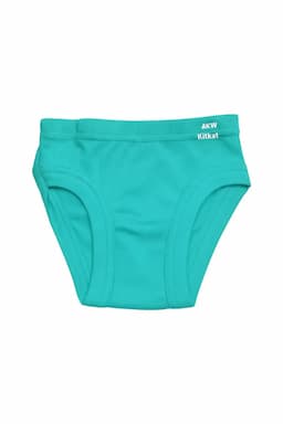 Cotton Brief for Boys - Green 033996GRE45C