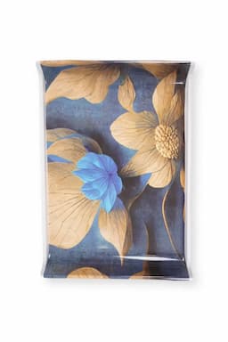 Dinesmart Melamine Serving Tray - 22 CM 034126BLU1