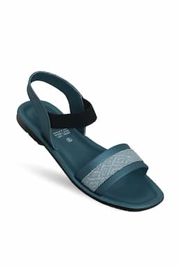 Embroidered Strap Slingback Sandals for Women 0342919PEA