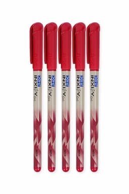 DOMS Inxify Waterproof Gel Pen (Red) 034470REDPACOF5