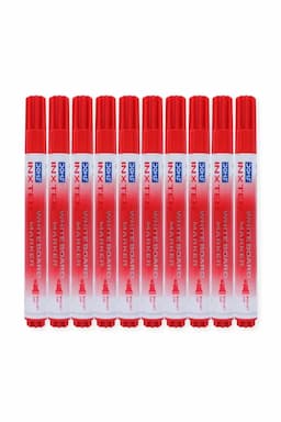 DOMS INXTEN Whiteboard Marker (Red) 034472RED