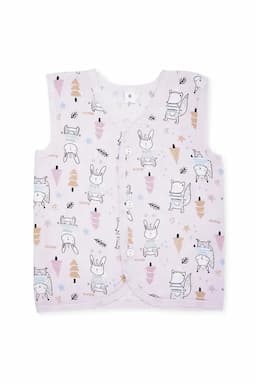 Cotton Button Jhabla for Babies - Baby Pink  034672BABPIN912