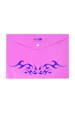 Button Type File Folder (FC Size) - Pink 034850PINPACOF1
