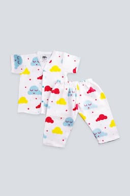  Muslin Clothing Set for Baby Girl - Multicolor 035020MUL612