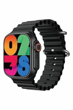 MZ M704W 2.09" Smartwatch with BT Call, BT Camera, Music, Heart Rate, Sports (Black) 035081M70BLA