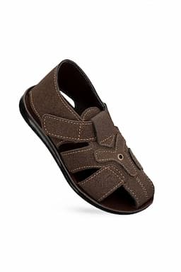Boys' Closed Toe Velcro Sandals 0356243BRO