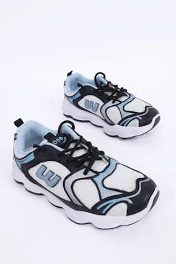 Lace-Up Sports Shoes for Women – Stylish & Breathable with Cushioned Sole 0356926BLA