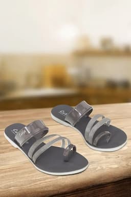 Casual Slip-On Slippers for Women 0080535GRE