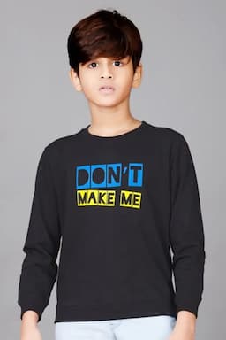 Typographic Print T-shirt for Boy 013482910YRSBLA2