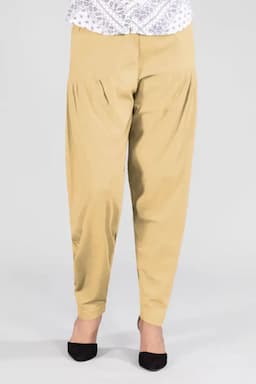 Cotton Solid Patiala Pant for Women  015104SKIL2