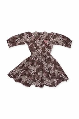 Rayon Floral Printed A-line Frock 016151BRO910YRS