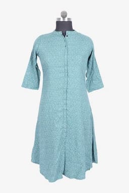 Rayon Printed Kurti for Women 019129XXLGRE