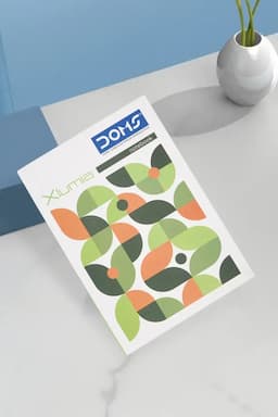 Doms Xlumia Exercise Ruled Note Book - 192 Pages (Green & Orange) 020295XLUGRE&ORA2