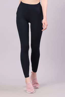 Cotton Lycra Blend Track Pant for Women 020699XXLNAVBLU