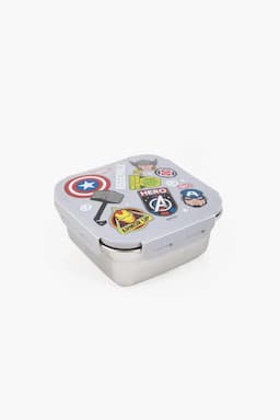 SKI Plastic & Stainless Steel Assemble Lunch Box - 600ml 020875GREASS1