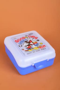 SKI Plastic Printed Lunch Box Set - 550ml 021297BLUMICMOU2