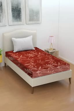 Cotton Blend Single Size Bedsheet, Floral Printed – 1 Pc 025166SINRUS
