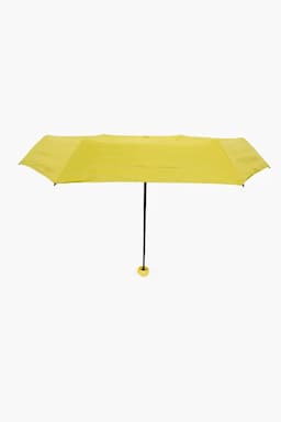 Polyester & Stainless Steel 3 Fold Capsule Umbrella - 8 Inch 026938YEL