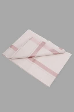 Men's Cotton Dhoti with Matching Zari Border 027646COP2MTR