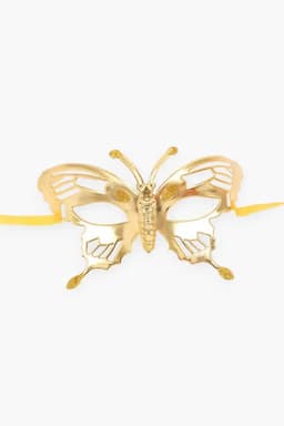 Butterfly Eye Mask for Party (Gold) 027752GOL