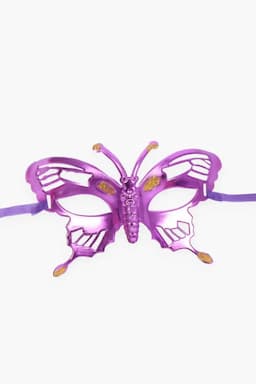 Butterfly Eye Mask for Party, Reusable (Purple) 027752PUR