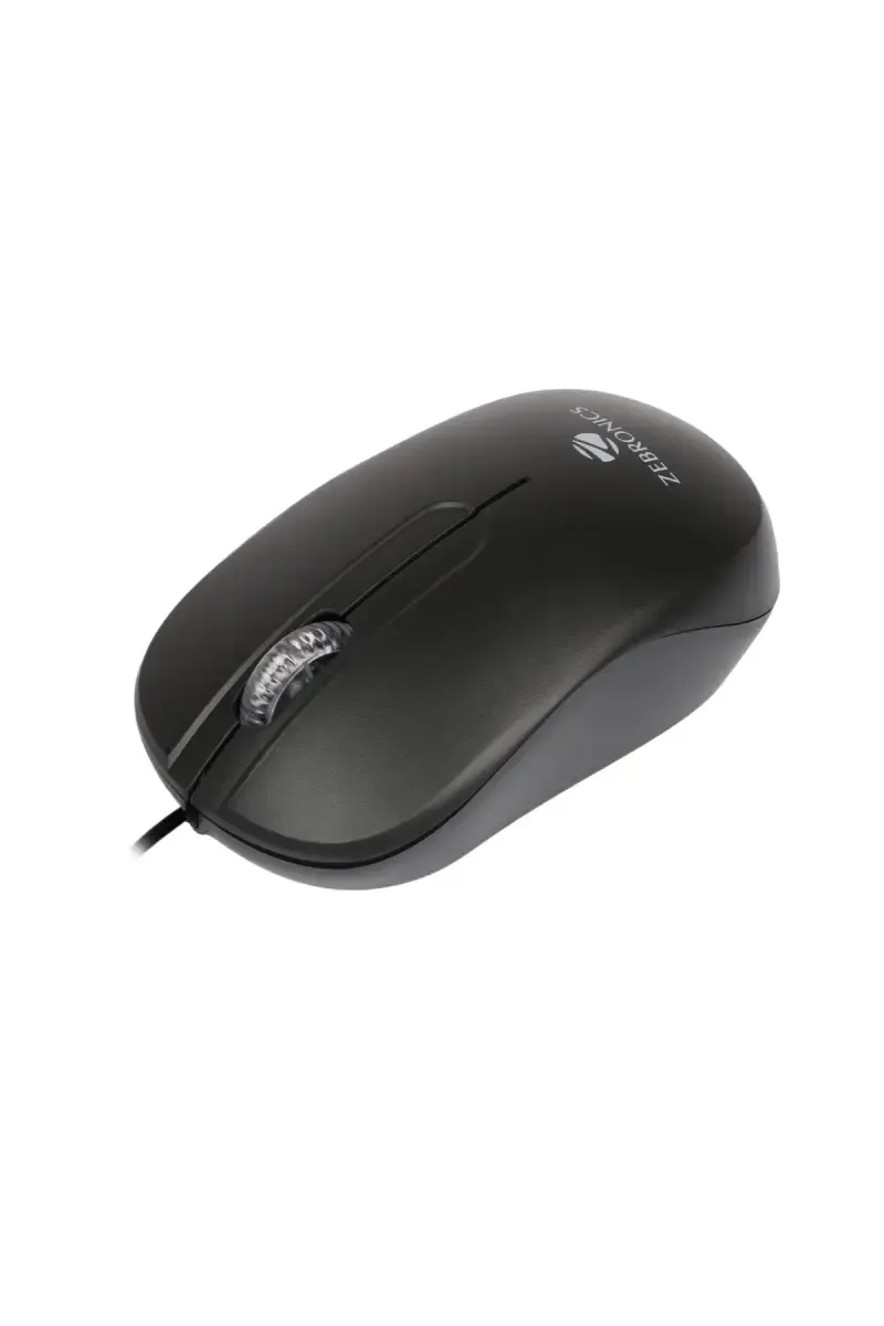 Zebronics Sprint Wired Mouse with 1200 DPI, USB Interface, DC 5V, High Precision (Black)