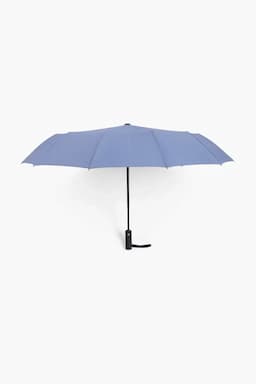 Polyester & Stainless steel 3 Fold Umbrella - 33 Cm 031981STEBLU