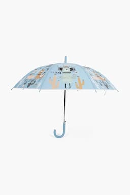 Polyester & Stainless Steel Single Fold Umbrella - 77 Cm 032004BLU