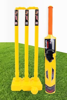 Panther Power Cricket Set for Kids (Yellow & Orange)