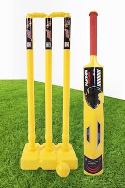 Panther Power Cricket Set for Kids (Yellow & Red) 032672YEL&RED