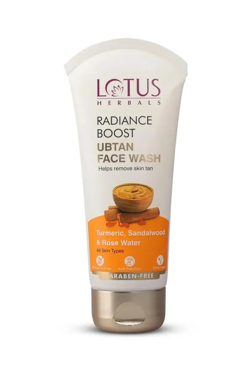 Lotus Herbals Radiance Boost Ubtan Face Wash - 100gm